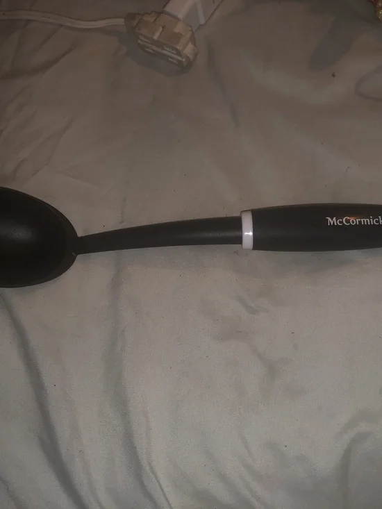 McCormick Black Nylon Cooking Spoon – Durable Heat-Resistant Kitchen Utensil