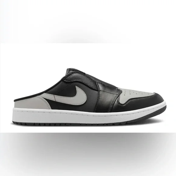Nike Men's Black and Gray Golf Sneakers
