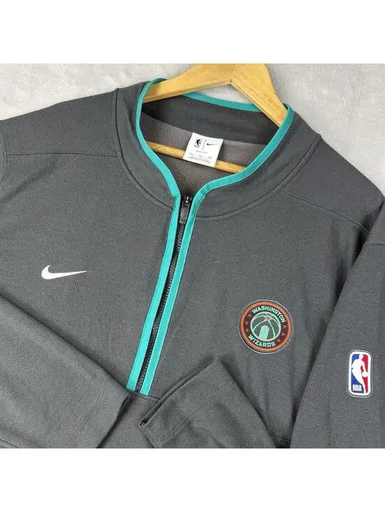 Nike NBA Washington Wizards Dri Fit Quarter Zip Pullover Mens 3XL Training Court