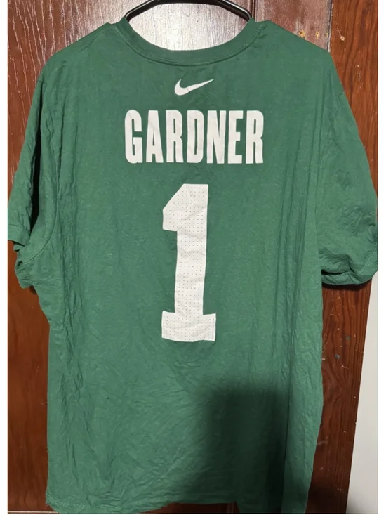 New York Jets Sauce Gardner #1 T-Shirt Nike Men's sz XXL Green