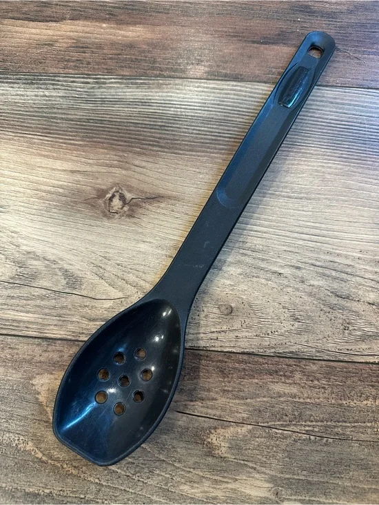 Rubbermaid Black Slotted Cooking Spoon