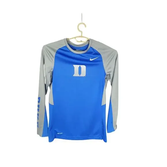 Duke Nike Elite Long Sleeve Men's Small