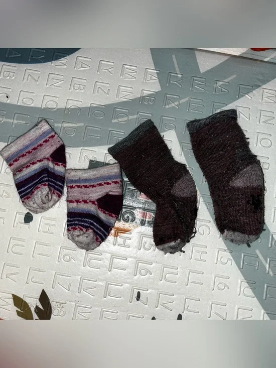 Two Pairs of Baby Smartwool Socks