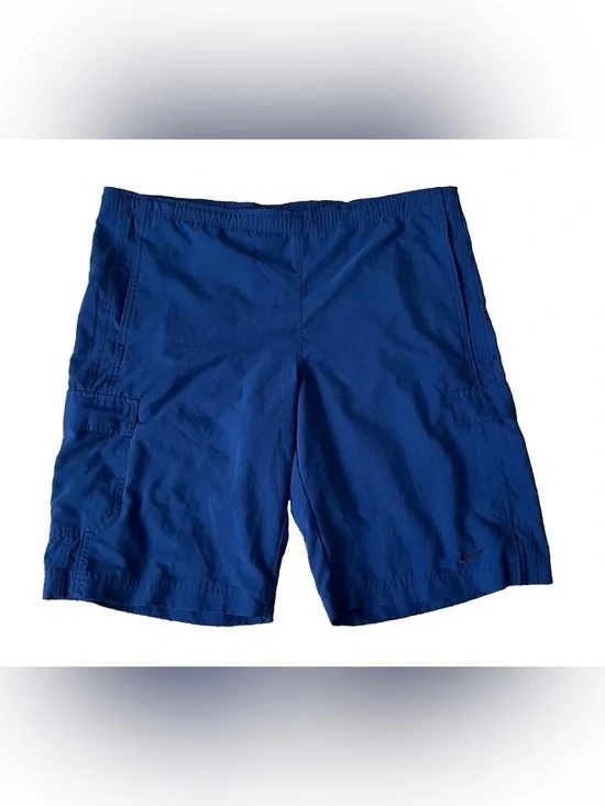 Nike Men's Royal Blue Athletic Cargo Shorts