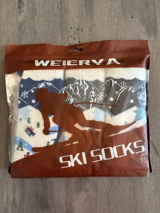 Ski Socks-kids shoe size 2.5-4.  Wool blend.  Super thick.  NEW