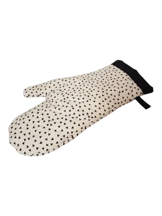 Handmade Polka Dot Heat Resistant Oven Mitt