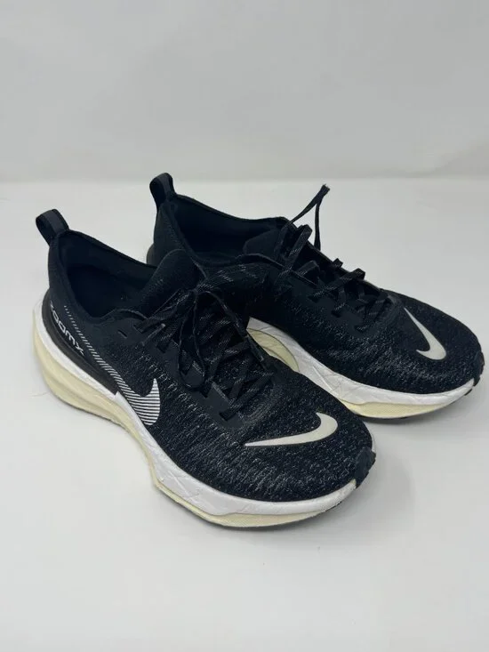 Nike ZoomX Invincible Run 3 Flyknit Black White Running Shoes Men's Size 9.5 DR2