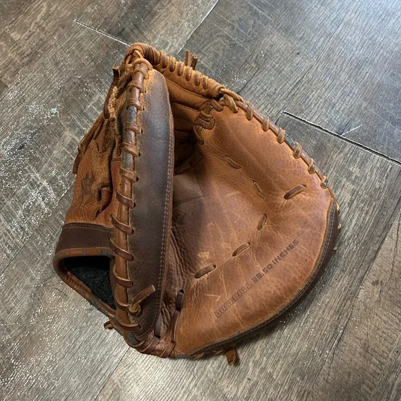 RARE Nike Air Show Elite Fully Broken In 33.5 Baseball Catchers Mitt Left RHT