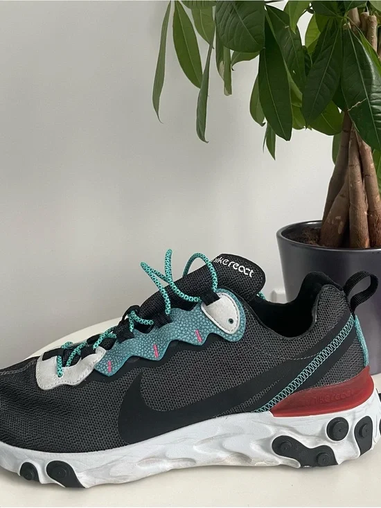 Men Size 11 Nike React Element 55 SE Anthracite Shoes Black