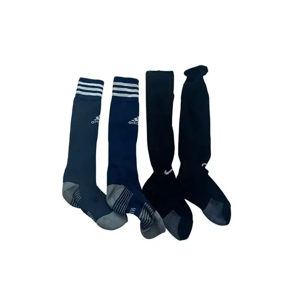 Youth Medium Soccer Sock Bundle - Adidas and Nike