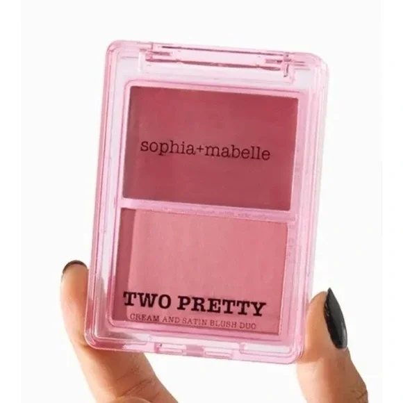 Sophia + Mabelle Two Pretty Cream and Satin Blush Duo Make Up
