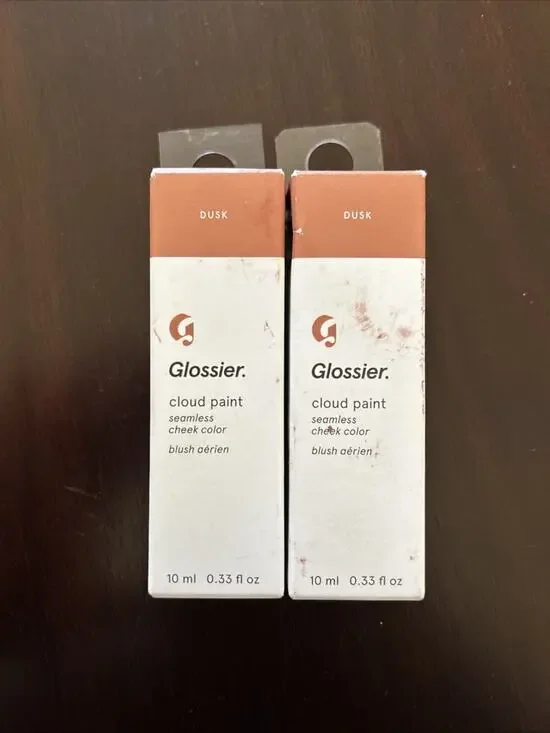 2 Glossier Cloud Paint Seamless Cheek Color DUSK Full Size .33 Fl Oz NIB