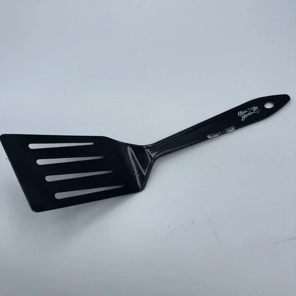 Olive Garden Black Slotted Spatula Turner Kitchen Utensil Restaurant Promo 11.5