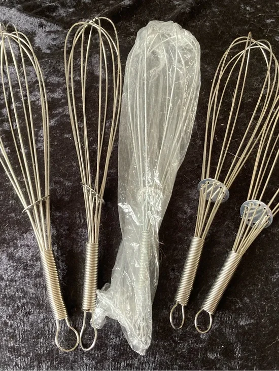 Stainless Steel Whisk Set - Silver