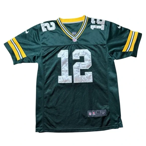 Vintage Green Bay Packers‎ NFL Jersey Rodgers 12  Nike Super Bowl XLV