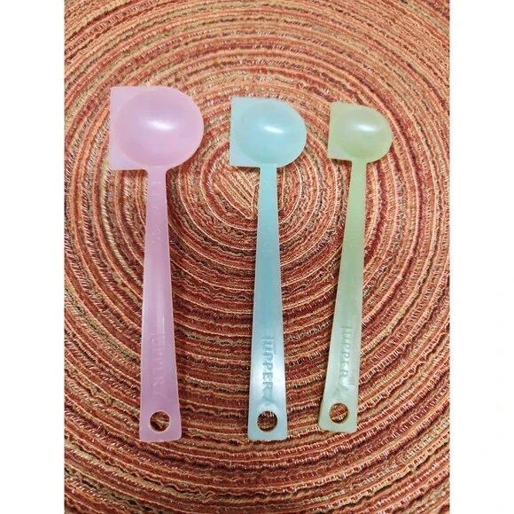 3 Vintage Tupperware Measuring Spoons 1950s Rare Find For These Measuring Spoons