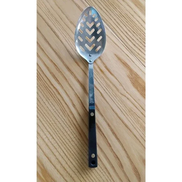 Vintage Premier Knife Co. StainlessSteel Slotted Spoon 12.5