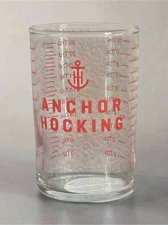 Anchor Hocking Measuring Cup 5oz Glass Kitchen Use Only Made in USA NEW