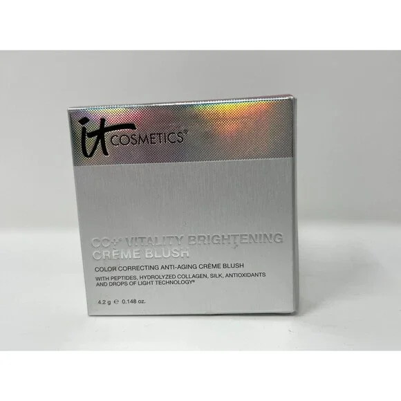 It Cosmetics CC+Vitality Brightening Creme Blush JE NE SAIS QUOI 4.2g - NIB
