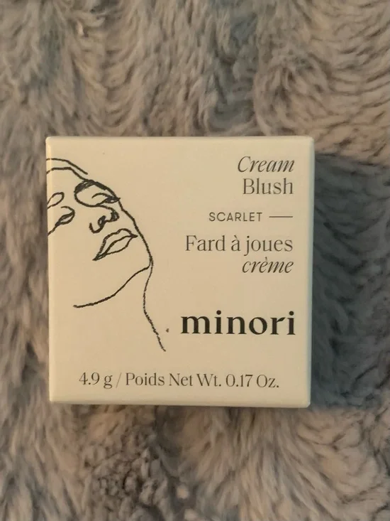 minori Cream Blush in Scarlet — Creamy Blush, New in Box