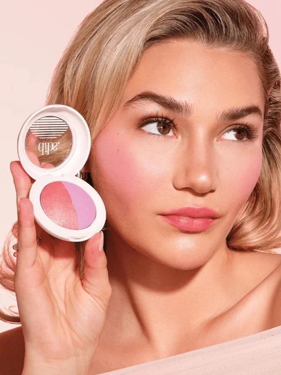NIB Dibs Beauty The Duet Baked Blush Pop Star