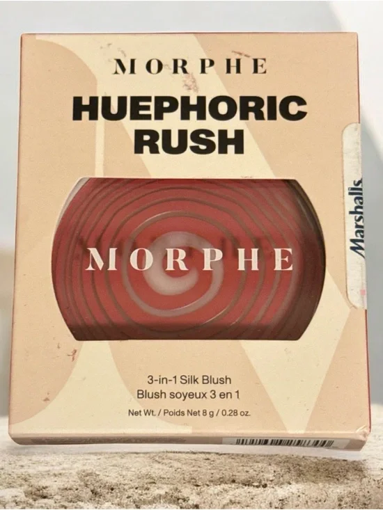 Morphe Huephoric Rush 3-in-1 Silk Blush - Coral Swirl