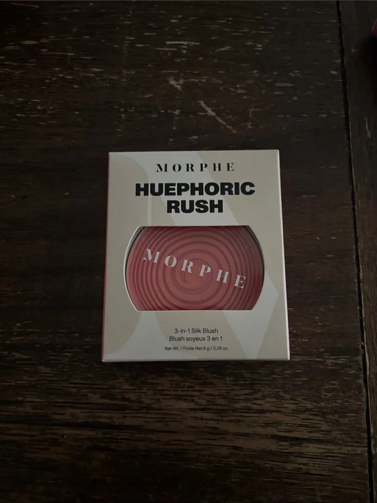 Morphe Huephoric Rush 3-in-1 Silk Blush - Rose Pink Swirl
