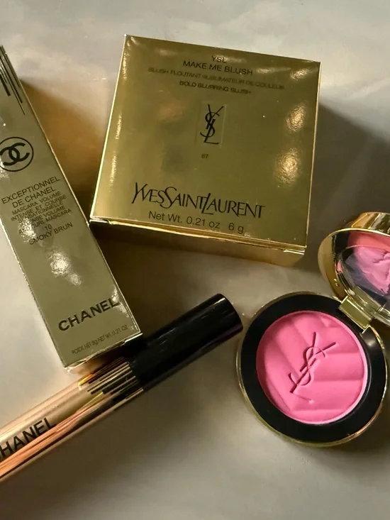 YSL Make Me Blush - 87 - Pink Voltage & Chanel Mascara BUNDLE