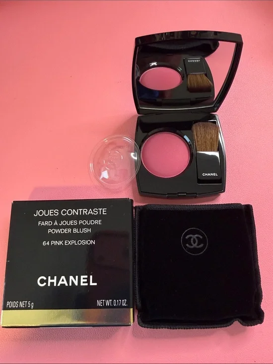 CHANEL Powder Blush - Vibrant Pink