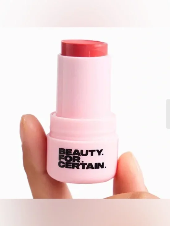 BEAUTY FOR CERTAIN Lip + Cheek Stick Sangria Strawberry Sorbet - Berry Pink 5.2g