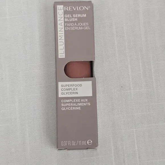 Revlon Illuminance Gel Serum Blush 110 Enchanting Mauve 0.37 Oz New In Box