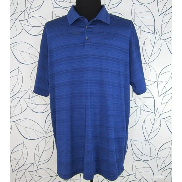 Nike Golf Blue Dri-Fit Polo Shirt w/ Live! Logo Men's Size XXL