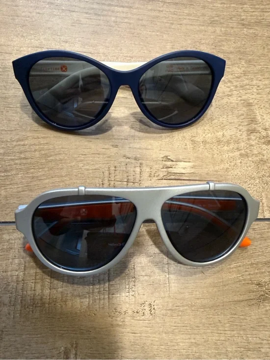 ☀️👙🩲Speedo Kids FLOATING Sunglasses Navy Blue & Silver Frames