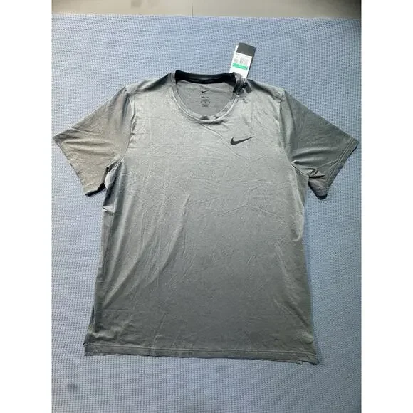 Nike  Dri-FIT  Men T-Shirt Sz XL‎ Gray Brand New