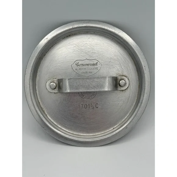 Commercial Aluminum Cookware Replacement Lid 1701 1/2C USA Made 6.5