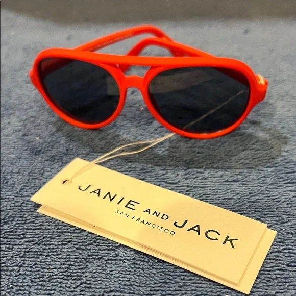 Janie and Jack Vibrant Red Sunglasses