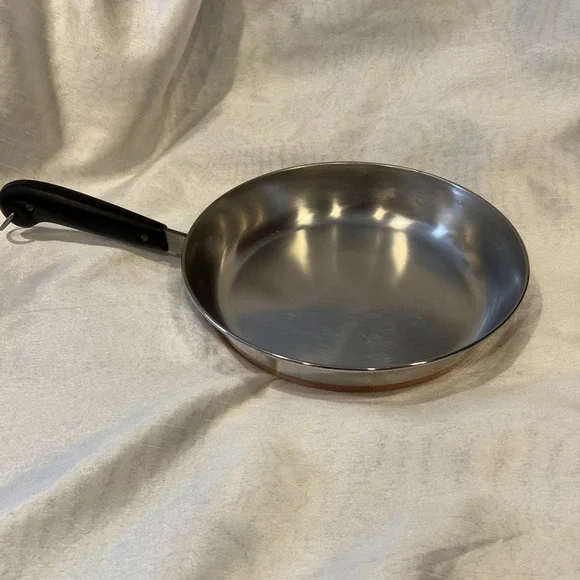 1801 Vtg Revere Ware Copper Clad 10