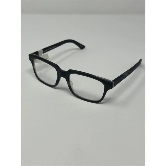 NWT Norman Childs THE HUSTLER Eyeglasses 52-20-140 MGHB Adult Black Frames
