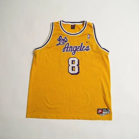 Vintage Nike LA Lakers Kobe Bryant 1961 Throwback Rewind NBA Jersey