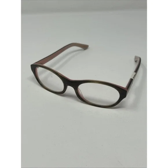 NWT Norman Childs TRACY Eyeglasses 53-19-145 OTP Adult Brown Pink Frames