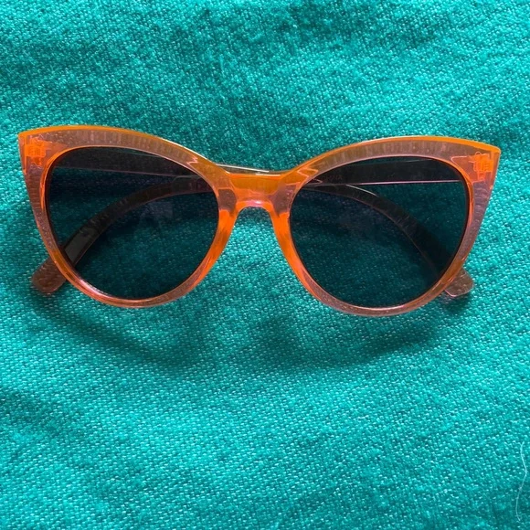Stylish Neon Orange Sunglasses . Youth size