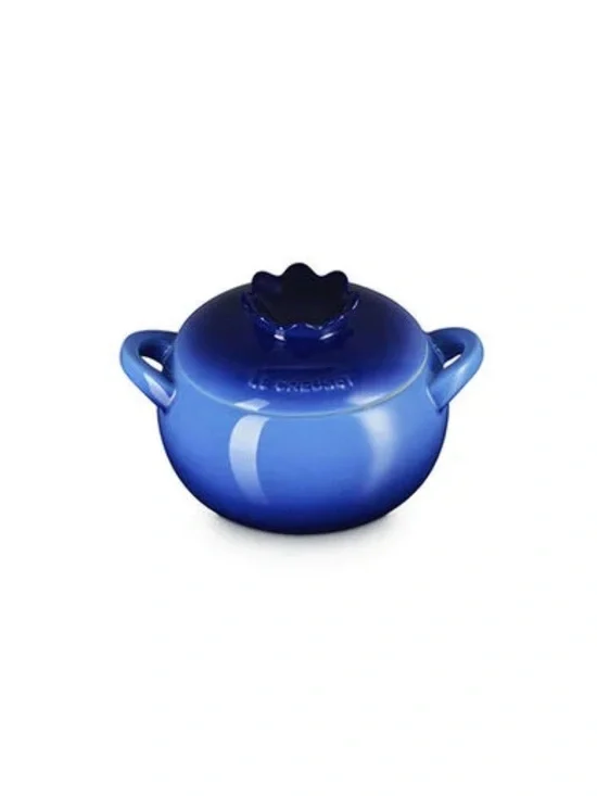 NEW Le Creuset Blueberry Cocette Ombre Covered Stoneware Casserole & Lid