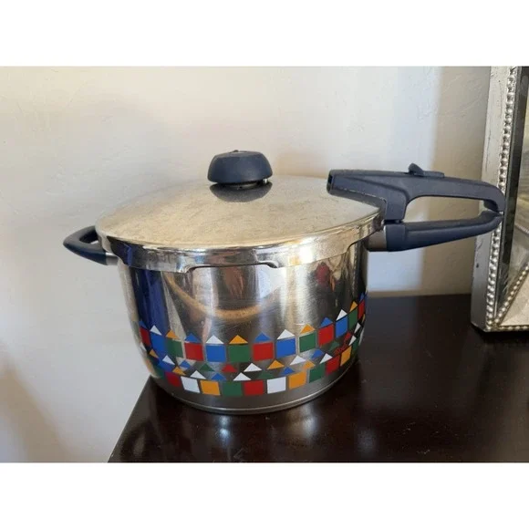 Fissler Vitavic Dot Stock Pot + Lid MCM IAF Stainless Steel Germany 8.0L 4803