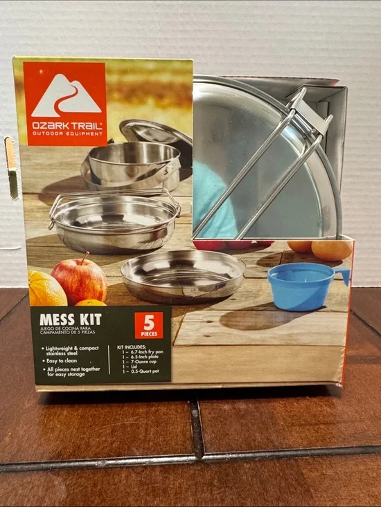 Ozark Trail Stainless Steel Mess Kit - Silver