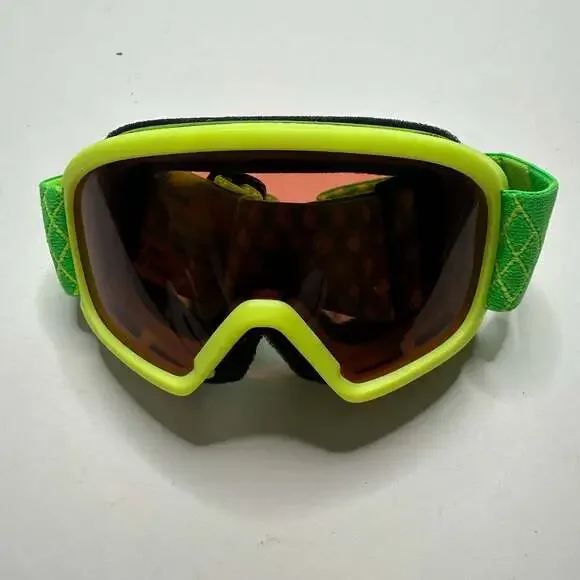 Scott Junior Witty Kids Neon Green Snow Ski Goggles