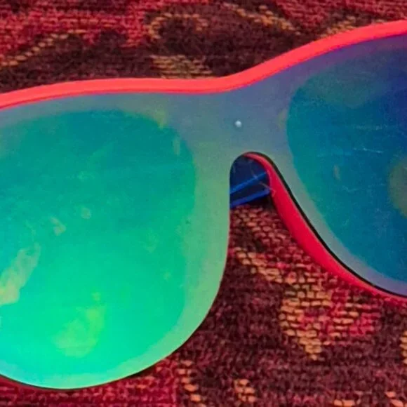 Officially Licensed Kids Arkaid Mario Blue Frameless Sunglasses 2024 Nintendo
