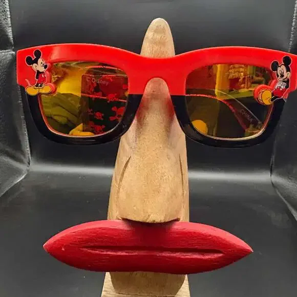 Disney Mickey Mouse Arkaid Red & Black Wayfarer Kids Sunglasses