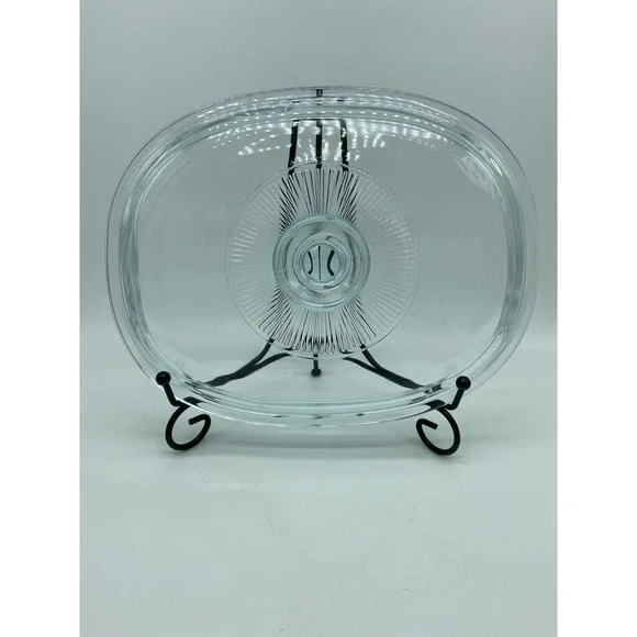 Pyrex Glass Lid‎ Oval Replacement F12C for Corning Ware 1.5 Qt Casserole Dish