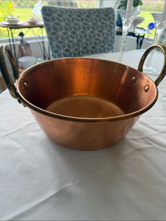 NWT Large Copper Jam Pot