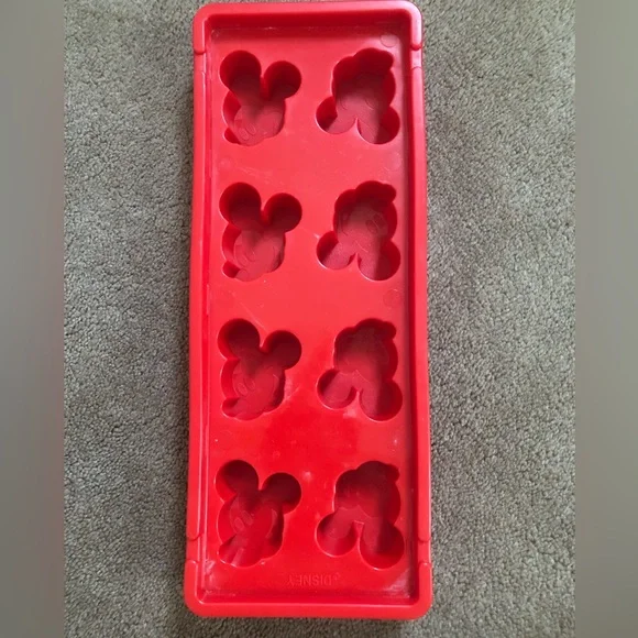 Disney Red Mickey Mouse Silicone Ice Cube Tray